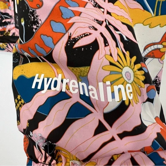 The North Face Hydrenaline 2000 Windwall Jacket Black Multicolored Print NWT - Picture 11 of 17